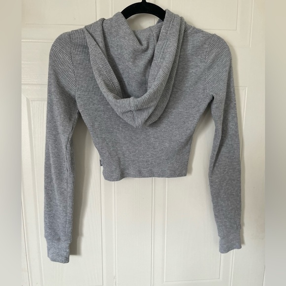 Tna Gray Waffle hooded shirt - Picture 2 of 9